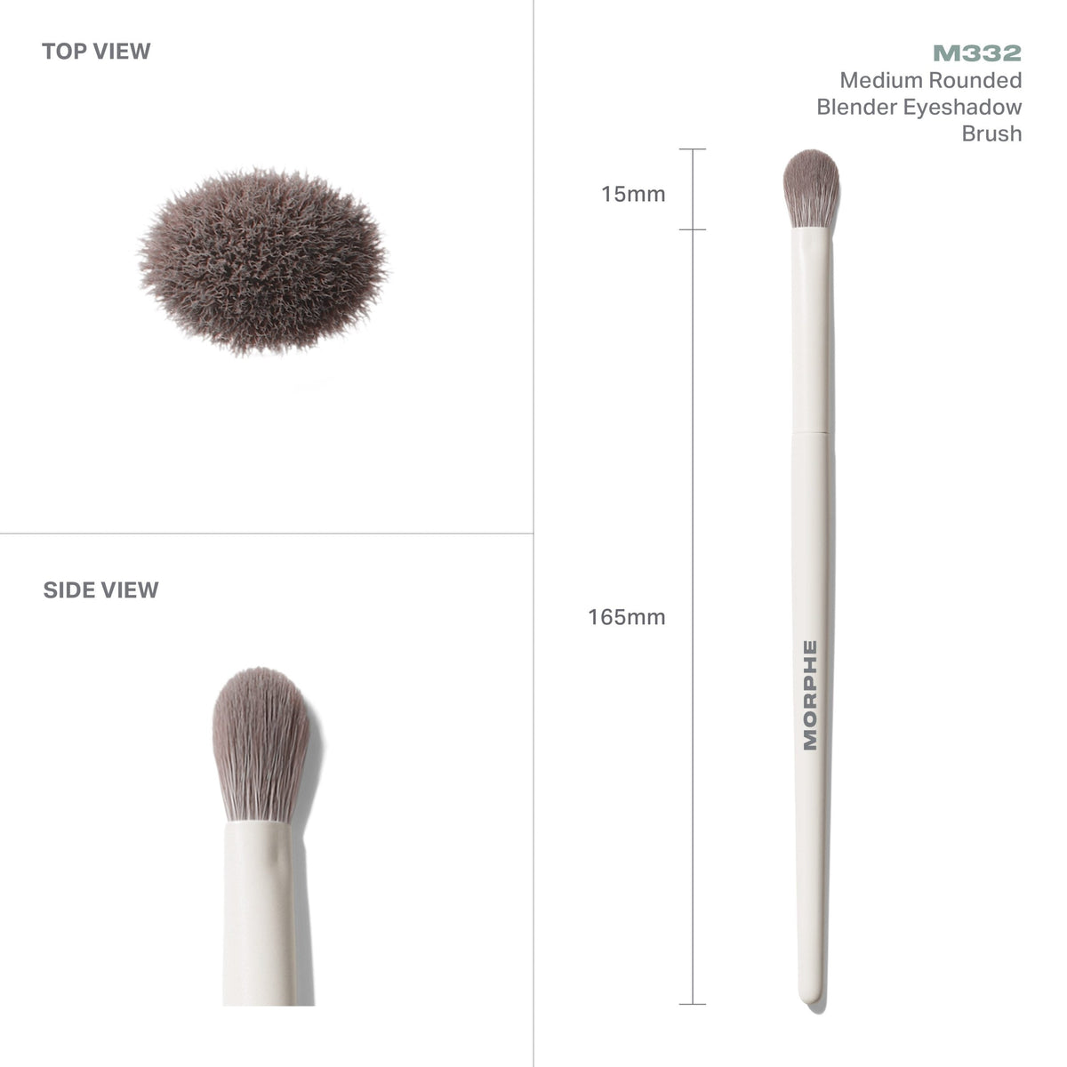 Morphe M332 Medium Rounded Blender Eyeshadow Brush