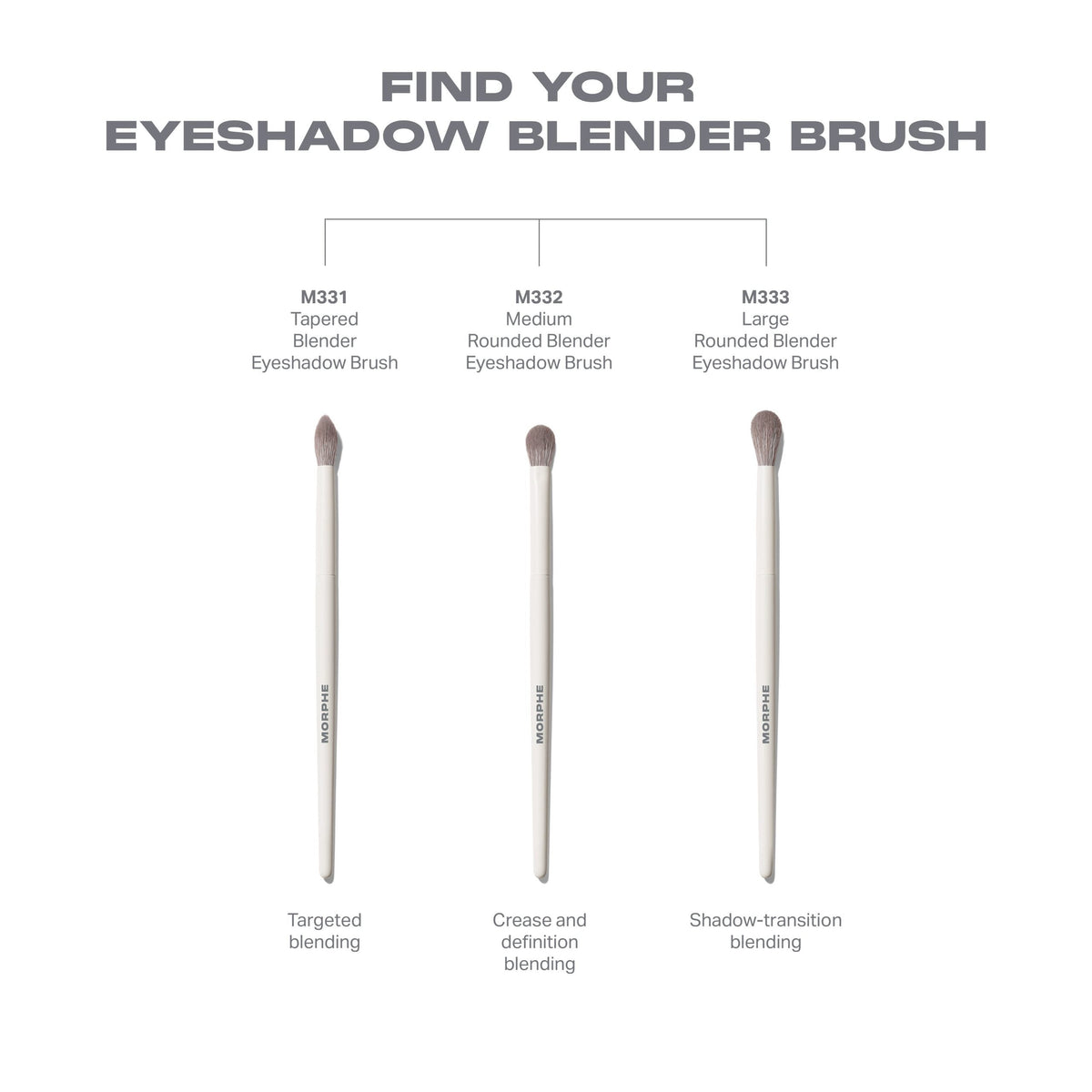 Morphe M331 Tapered Blender Eyeshadow Brush