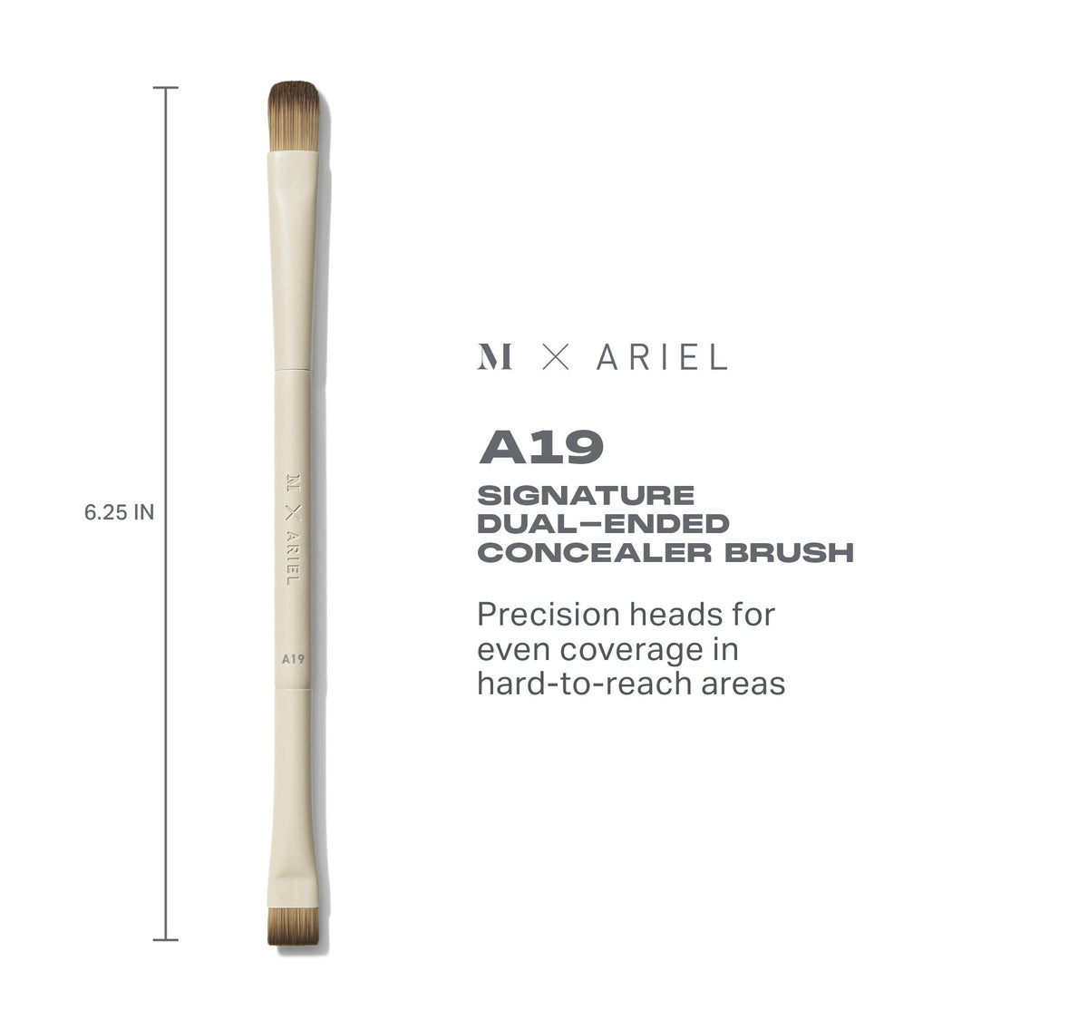 Morphe Morphe X Ariel A19 Dual-Ended Concealer Brush