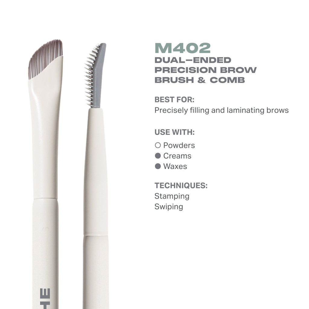 Morphe M402 Dual-Ended Precision Brow Brush & Comb