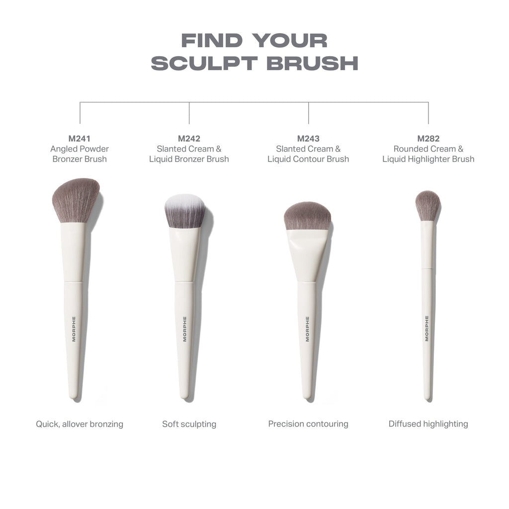 Morphe M282 Rounded Cream & Liquid Highlight Brush
